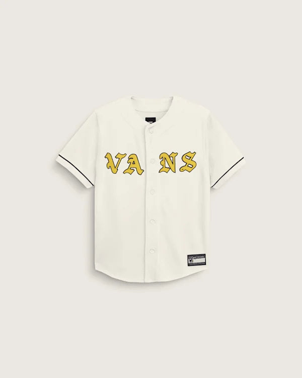 Kids Ye Old Vans Baseball Jersey - Dress Blues