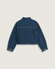 Emily Boxy Work Wear Jacket - Dark Rise Black