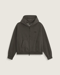 Premium Zip Hoodie - Faded Black