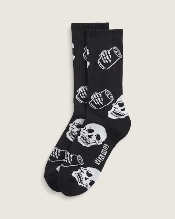 Verne Crew Socks - Black / White