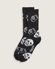 Verne Crew Socks - Black / White