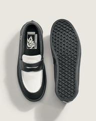 Skate Loafer Shoe - Black / White