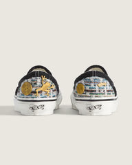 Premium Classic Slip-On Shoe - Black / White