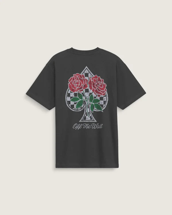 The Painted Rose T-Shirt - Faded Black