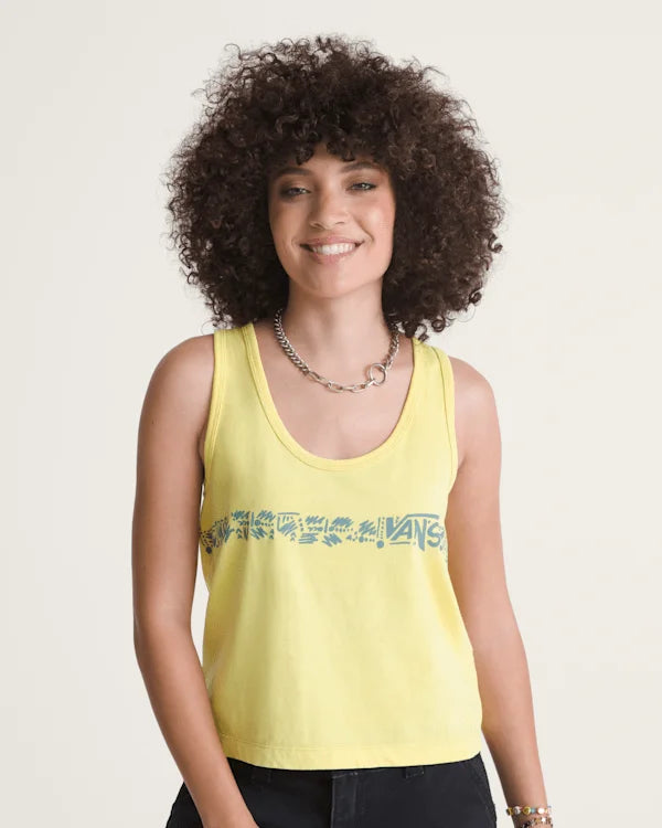 Sunny Daze 66 Tank Top - Faded Yellow