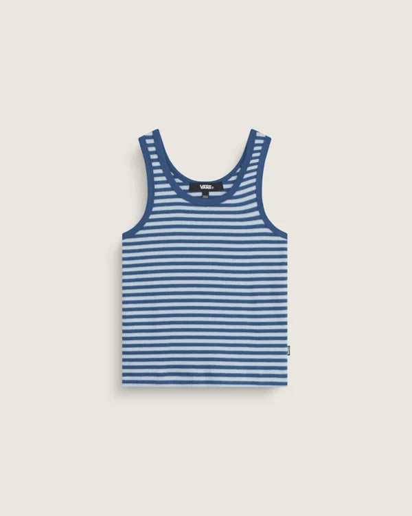 Kids Lilly Stripe Tank - True Navy Blue