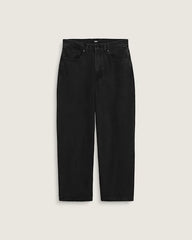Kids Check-5 Loose Denim Pants - Stonewash Black