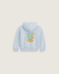 Little Kids Flippercorn Zip Hoodie - Soft Slate Blue