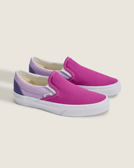 Classic Slip-On Shoe - Color Block Purple / Blues