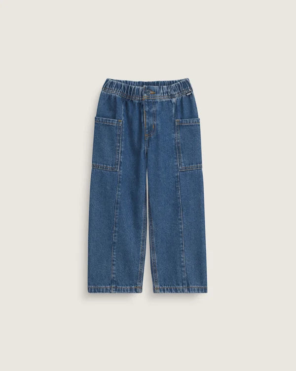 Little Kids Naithin 2.0 Elastic Waist Denim Pants - Vintage Indigo Blue