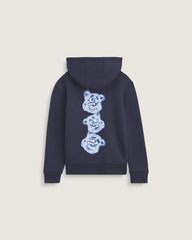Little Kids Dizzy Bear Zip Hoodie - Parisian Night Blue