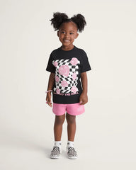 Little Kids Dream Big Fleece Shorts - Fizz Pink