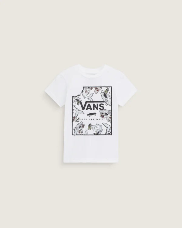Kids Little Shark Bite T-Shirt - White