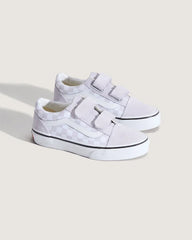 Little Kids Old Skool V Checkerboard Shoe - Checkerboard Lilac Mist Purple