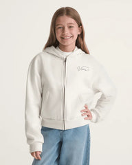 Kids Van Doren Racing Zip Hoodie - Turtledove