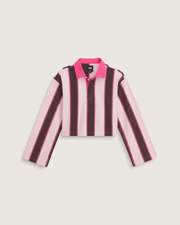 Becky Rugby Shirt - Coral Blush