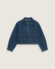 Emily Boxy Work Wear Jacket - Dark Rise Black