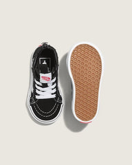 Toddler Sk8-Hi Zip Shoe - Black / White