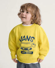 Little Kids Hot Dawg Crew Sweatshirt - Dusty Gold