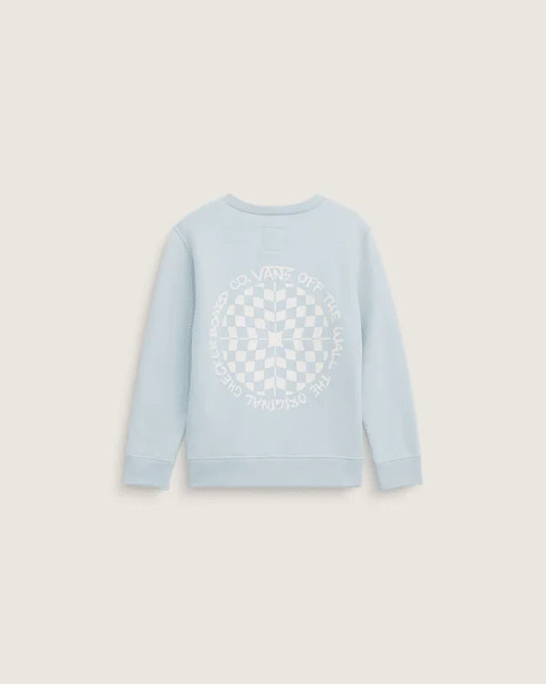 Little Kids Vertigo Vans Crew Sweatshirt - Dawn Mist Blue