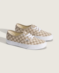 Authentic Checkerboard Shoe - Checkerboard Aluminum Grey / Oatmeal Beige