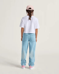 Kids Sirelle Denim Puddle Pants - Light Stonewash Blue