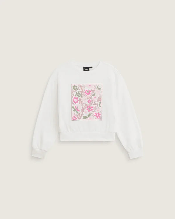 Kids Flow Field Crew Sweatshirt - Marshmallow White