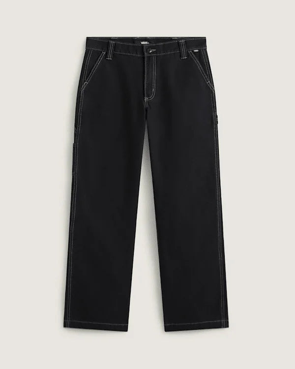 Chore Mid Rise Straight Pants - Black