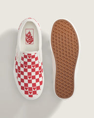 Classic Slip-On Checkerboard Shoe - Checkerboard Racing Red