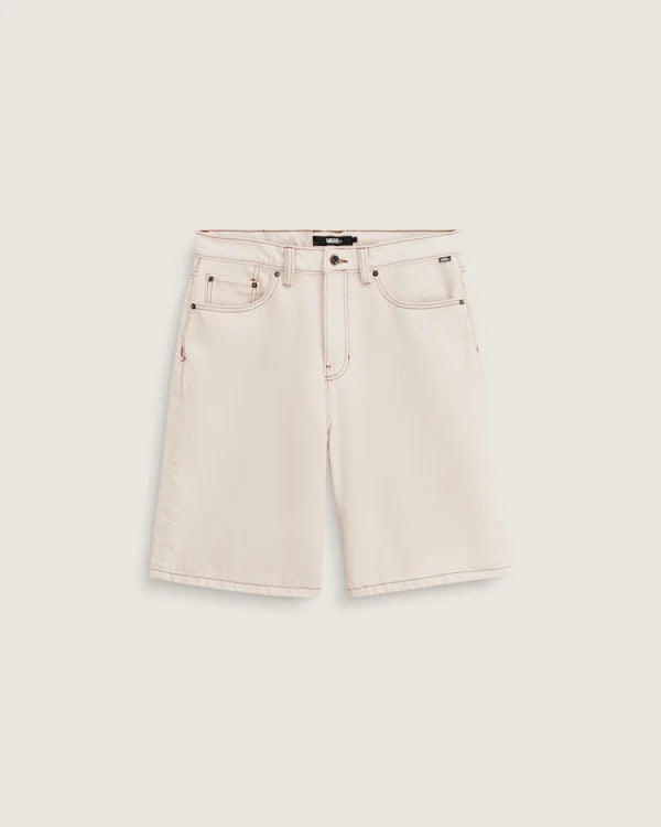 Check-5 Baggy Denim Shorts - Natural Seed Beige