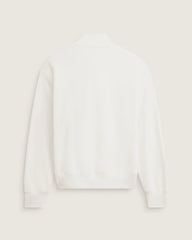 Quarter Zip Sweatshirt - Egret White