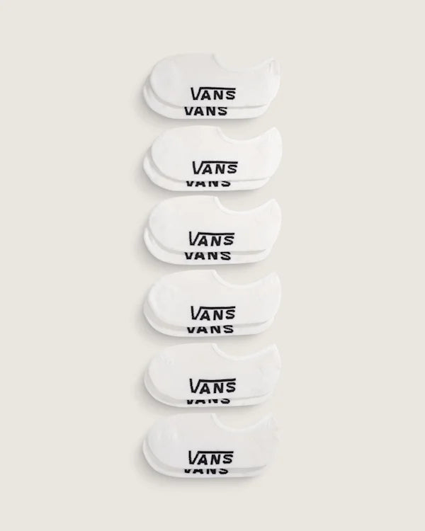 Classic No Show Socks - White