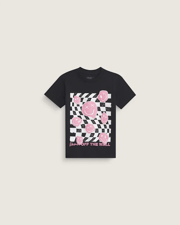 Little Kids Twisted Joy T-Shirt - Black