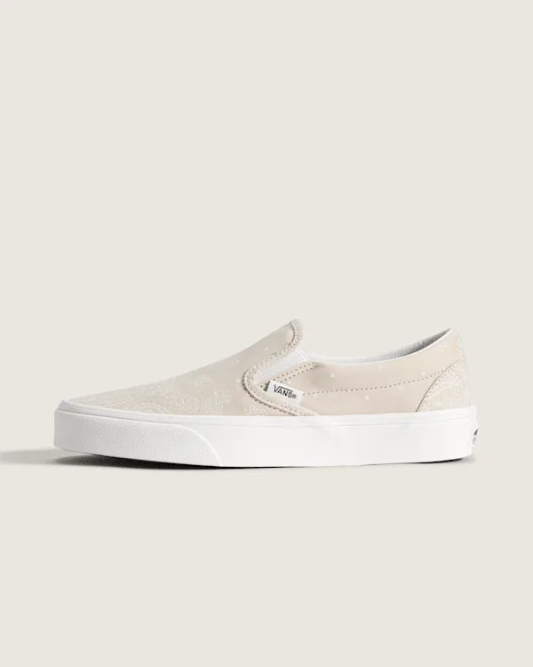 Classic Slip-On Shoe - Oatmeal Beige / White