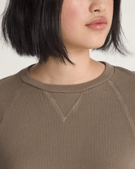Cabrillo Long Sleeve Crew Sweatshirt - Bungee Cord Brown
