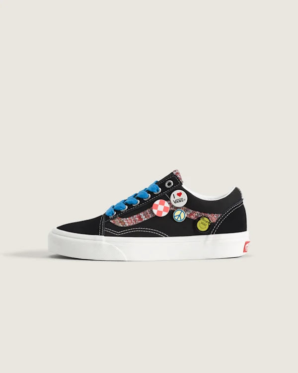 Big Kids Old Skool Shoe - Black / Marshmallow White