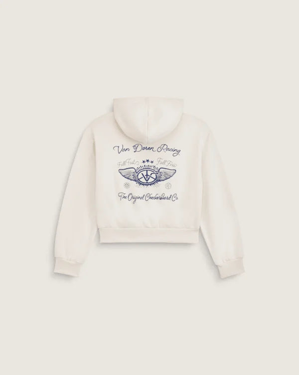 Kids Van Doren Racing Zip Hoodie - Turtledove