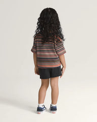 Little Kids Joy Ruffled Shorts - Black