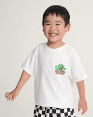 Little Kids Eye Skate Glow in the Dark T-Shirt - Glow-in-the-Dark / White