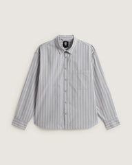 Vans X Rowan Striped Long Sleeve Shirt - Light Grey