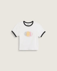 Kids Trademarked Ringer T-Shirt - White