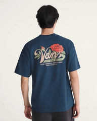 Old Skool Bloom T-Shirt - Dress Blues
