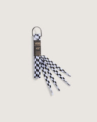 Checkerboard Vans Fat Shoe Laces - Black / White