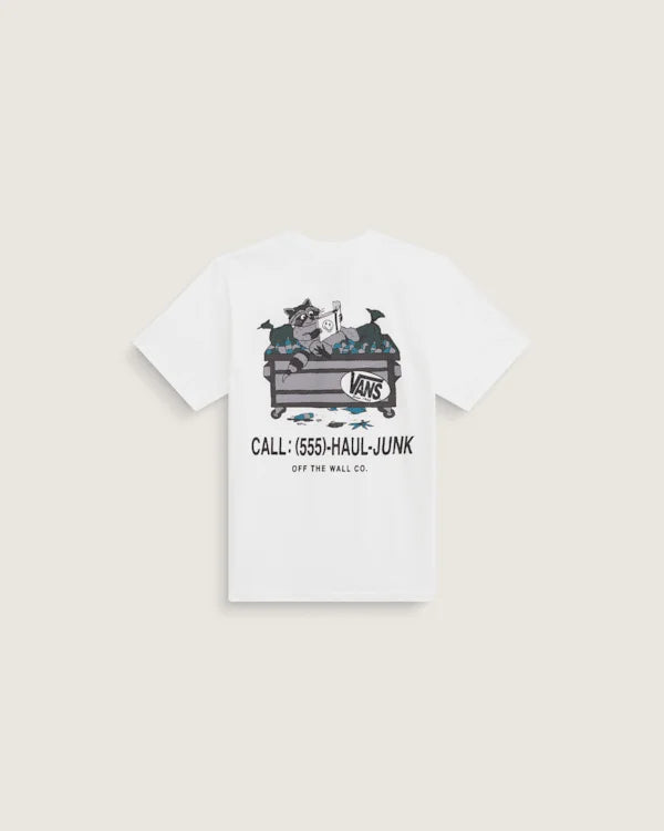 Kids Dumpster Raccoon T-Shirt - White