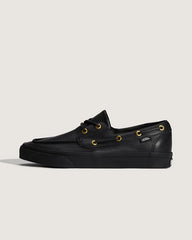 2-Eyelet Boat Shoe - Black