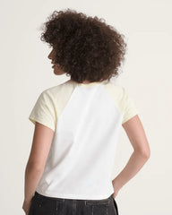 Gracie Raglan T-Shirt - Dust Yellow