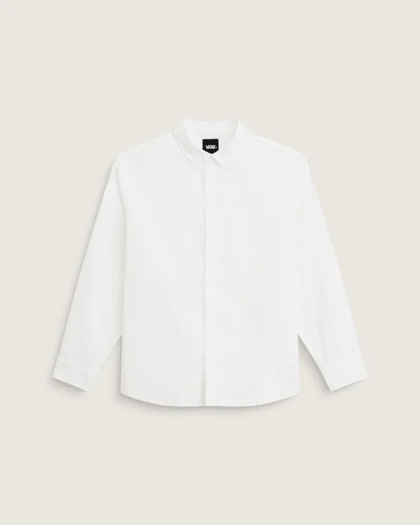 Lawson Solid Oxford Long Sleeve Shirt - White