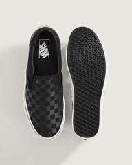 Classic Slip-On Checkerboard Shoe - Checkerboard Black / Black