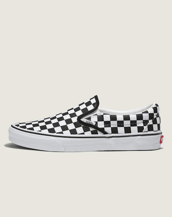 Customs Classic Slip-On Checkerboard Wide Shoe - Customs
