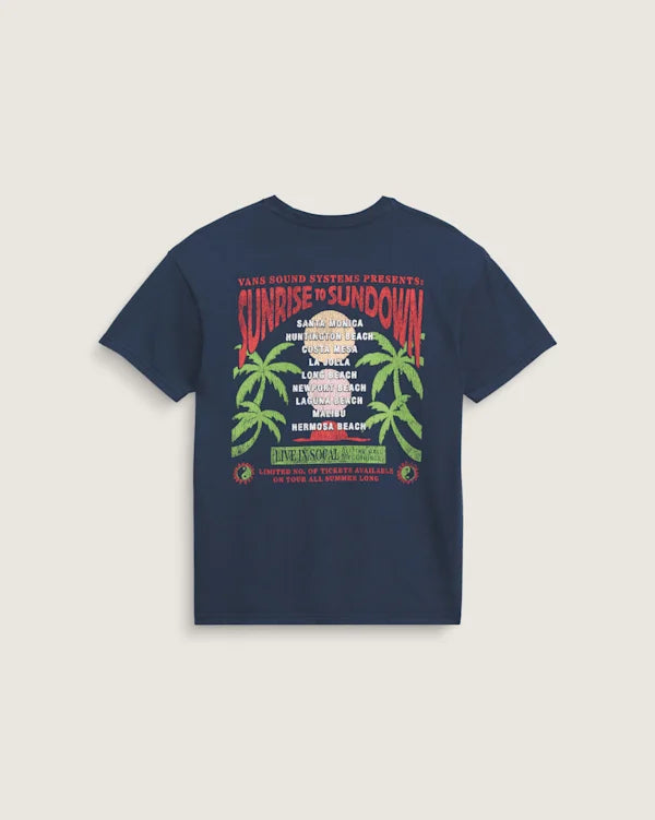 Sunrise to Sundown T-Shirt - Dress Blues